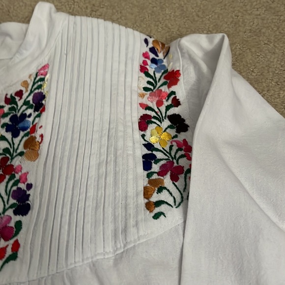 NWT Handmade Oaxaca Embroidered Dress Mi Golondrina Manufacturer San Ant… - Picture 4 of 5